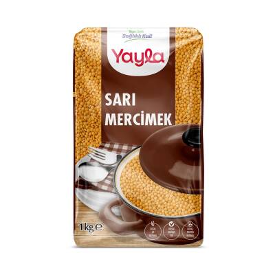 Yayla Sarı Mercimek 1 Kg - Yayla