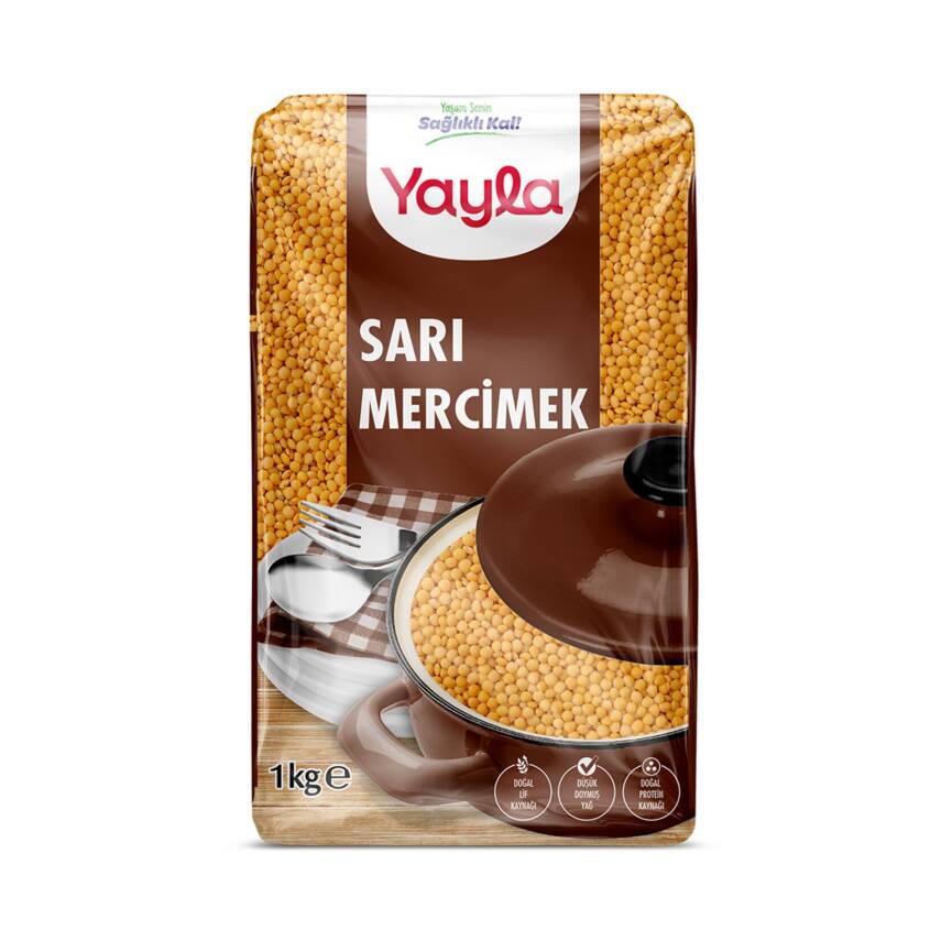 Yayla Sarı Mercimek 1 Kg - 1