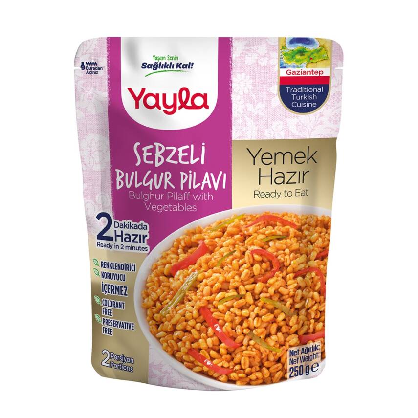 Yayla Sebzeli Bulgur Pilavı 250 G - 1