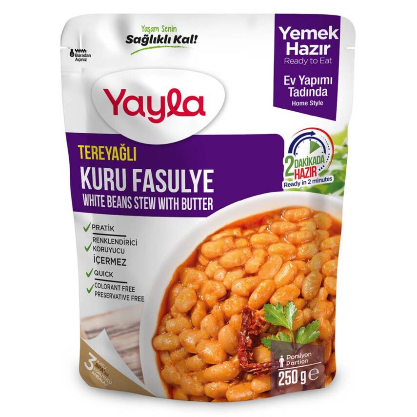 Yayla Tereyağlı Kuru Fasulye 250 G - 1