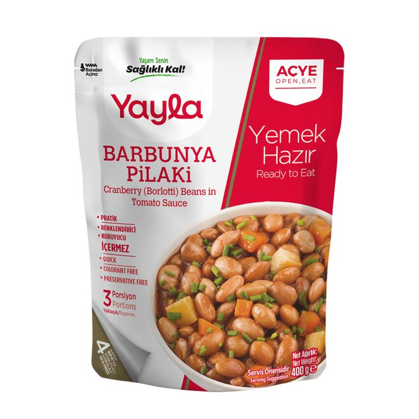 Yayla Yemek Hazır Barbunya Pilaki 400 G - 1