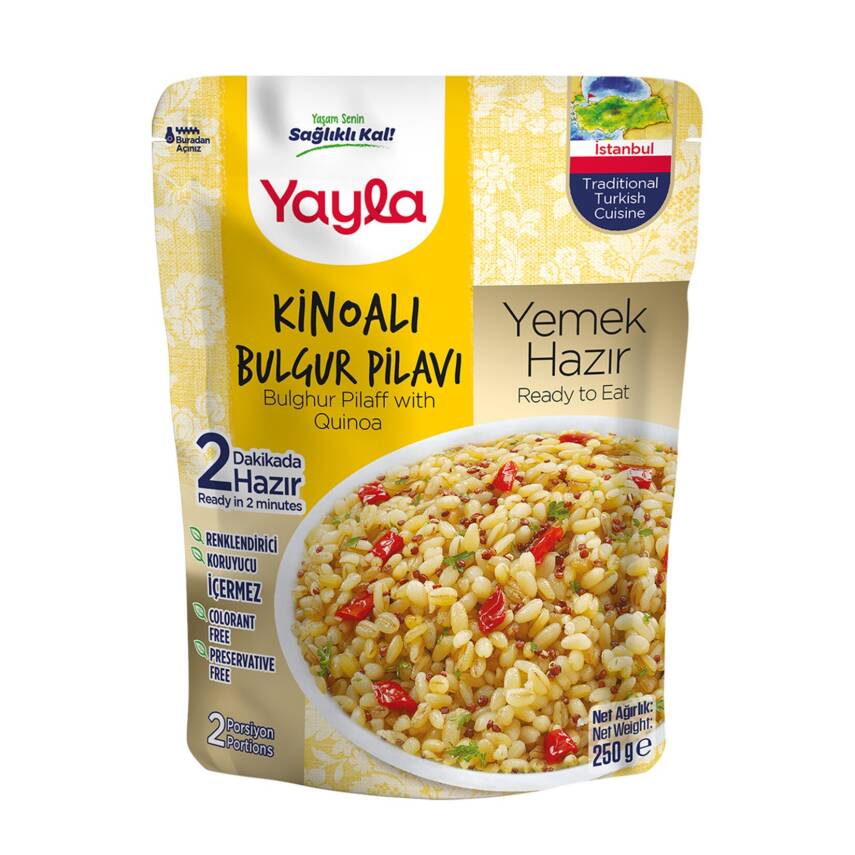 Yayla Yemek Hazır Kinoalı Bulgur Pilavı 250 G - 1
