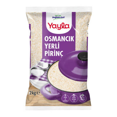 Yayla Yerli Pirinç Osmancık Bölgesi Mahsulü 2 Kg - Yayla