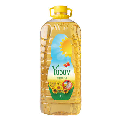 Yudum Ayçiçekyağı 5 L (Köşeli Pet) - Yudum