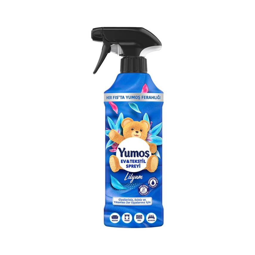 Yumoş Ev ve Tekstil Spreyi Lilyum Yıkanması Zor Eşyalar İçin 450 Ml - 1