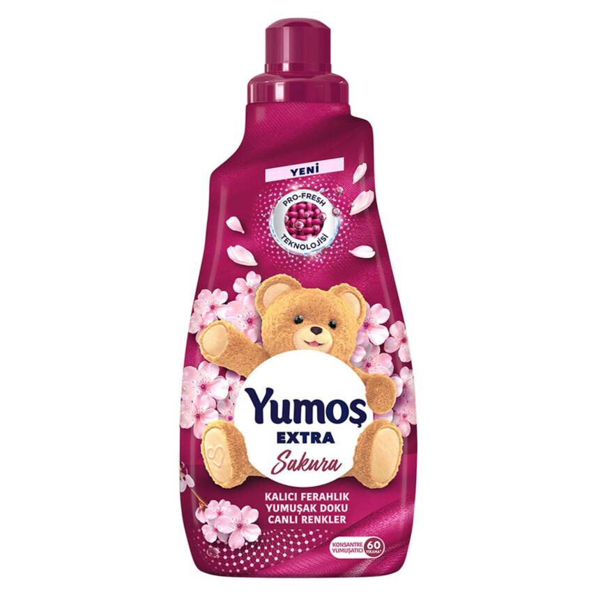Yumoş Extra Konsantre Çamaşır Yumuşatıcı Sakura 1440 Ml 60 Yıkama - 1