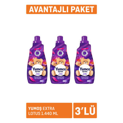 Yumoş Extra Lotus 3 x 1.440 Ml - Yumoş