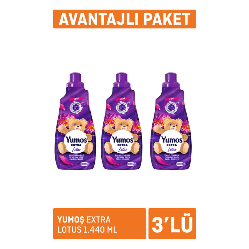 Yumoş Extra Lotus 3 x 1.440 Ml - 1