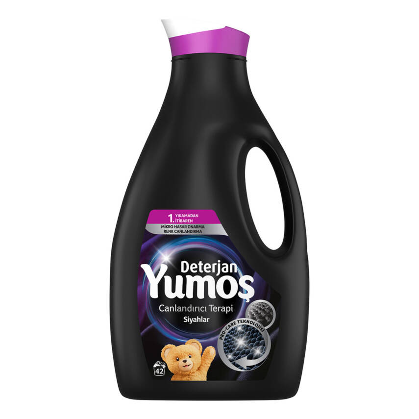 Yumoş Sıvı Bakım Deterjanı Siyah 42 Yıkama 2.52 L - 1