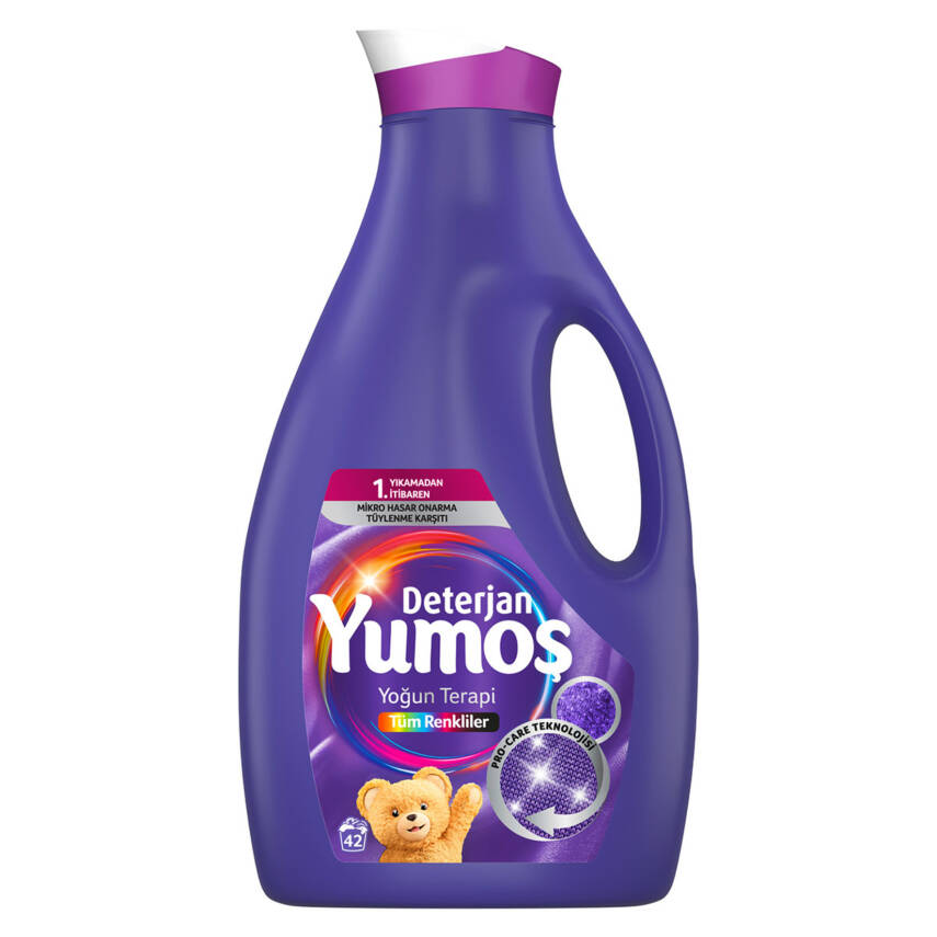 Yumoş Sıvı Deterjan Tüm Renkler 2.52 L - 1