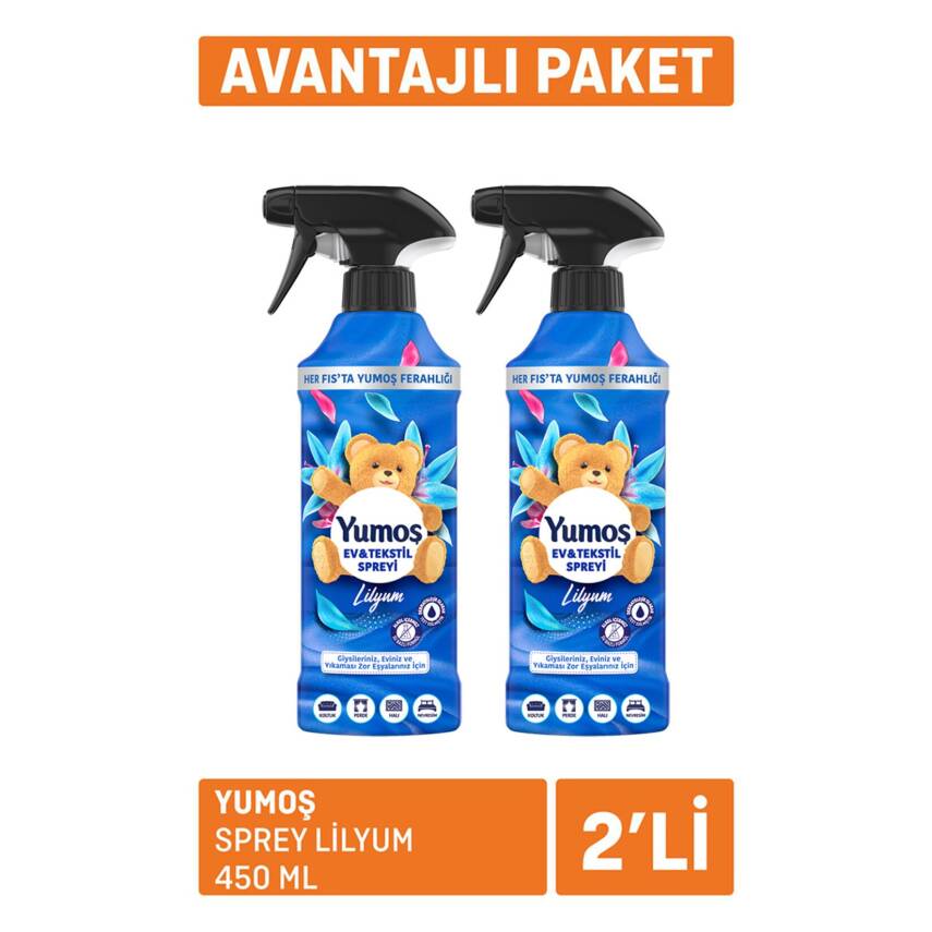 Yumoş Sprey Lilyum 2 X 450 Ml - 1