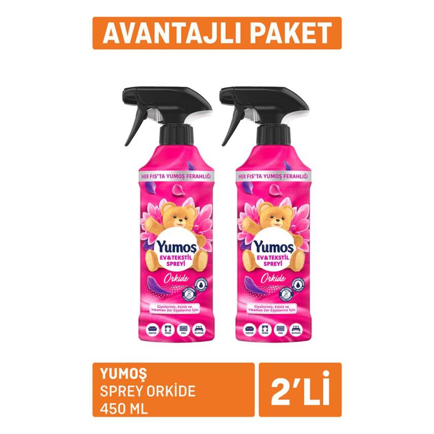 Yumoş Sprey Orkide 2 X 450 Ml - 1