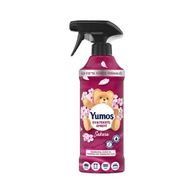 Yumoş Sprey Yıkanması Zor Eşyalar İçin Giysi Spreyi Sakura 450 Ml - Yumoş