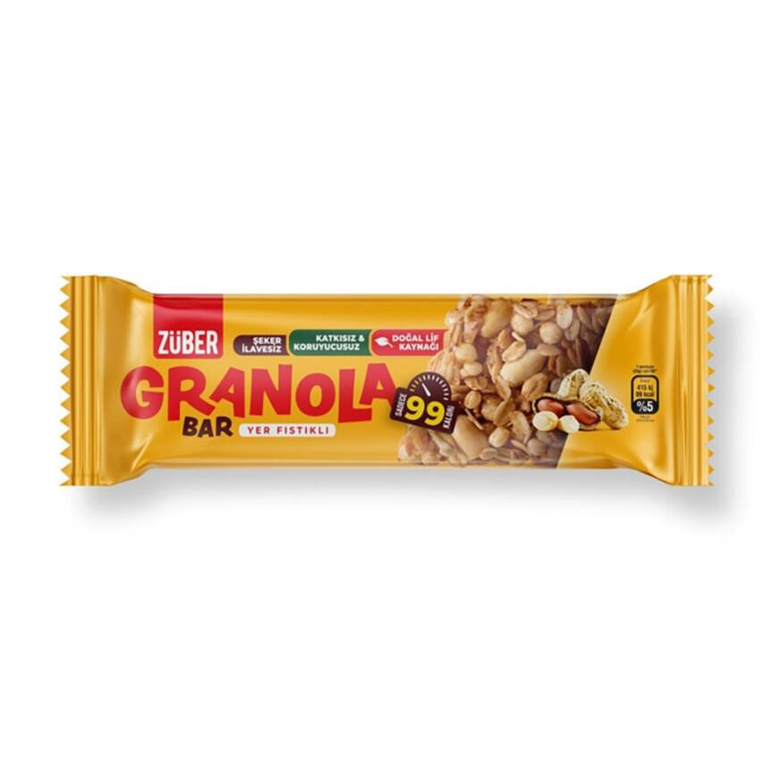 Züber Granola Bar Yer Fıstıklı 25 G - 1
