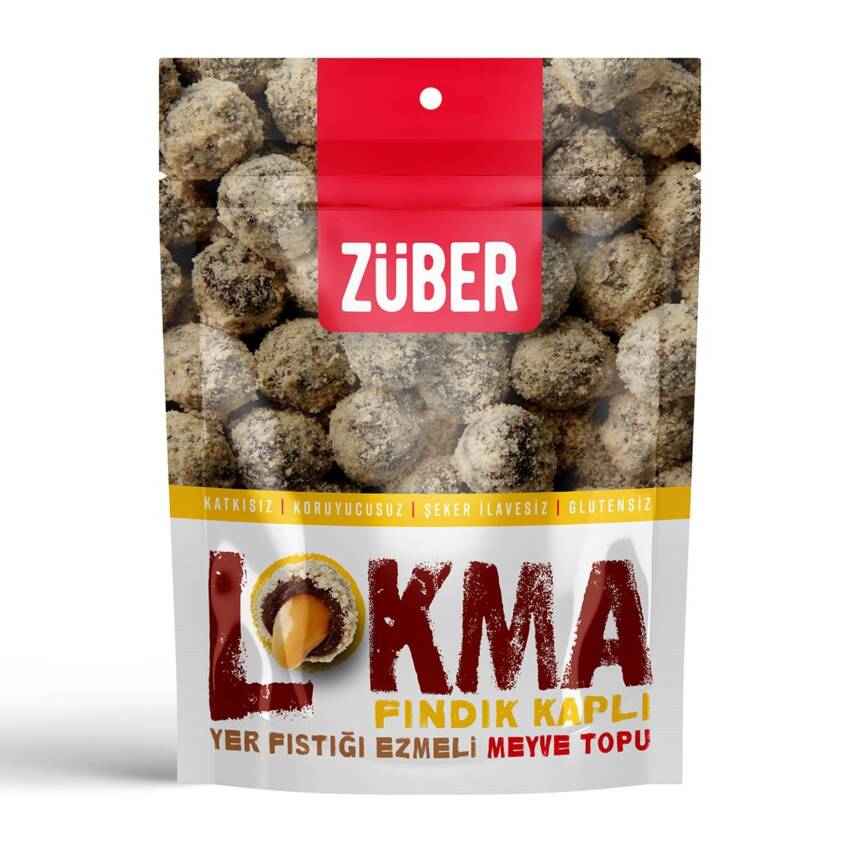 Züber Lokma Fındık Kaplı Meyve Topu 96 G - 1