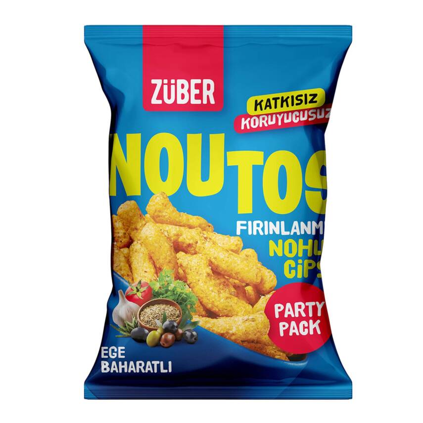 Züber Noutos Ege Baharatlı Nohut Cipsi 75 G - 1