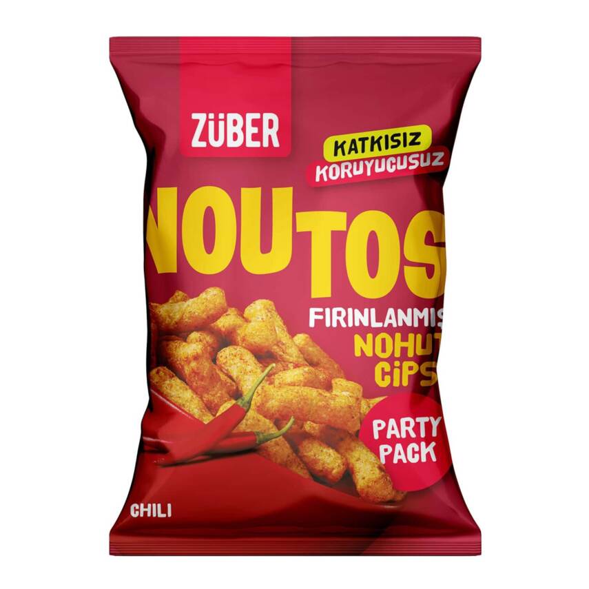 Züber Noutos Fırınlanmış Nohut Cipsi Chili 75 G - 1