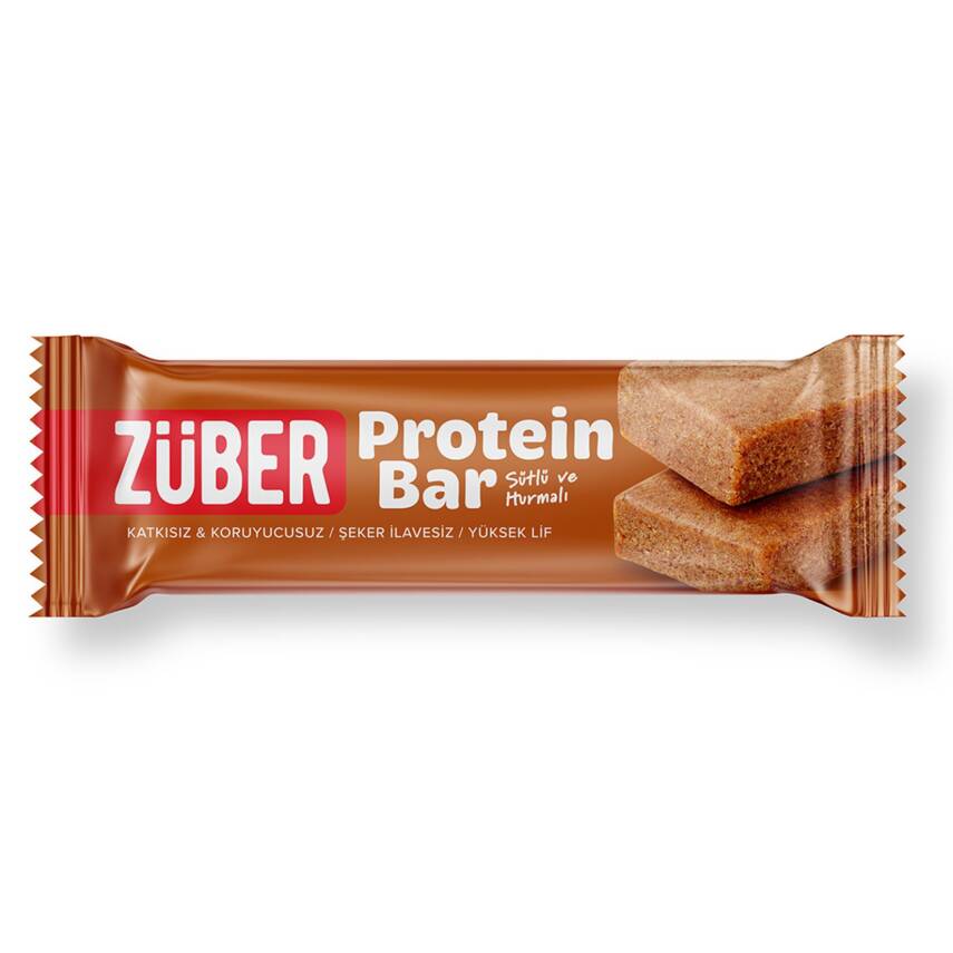 Züber Sütlü ve Hurmalı Protein Bar 35 G - 1